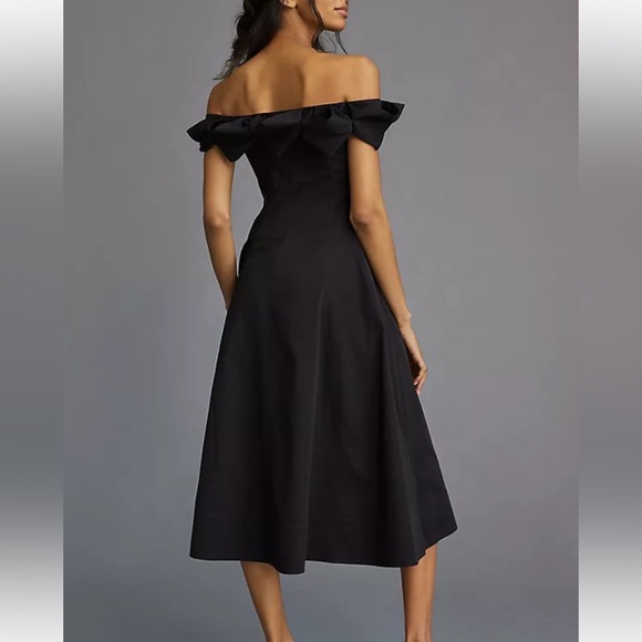 Maeve Off-Shoulder Bow Midi Dress - Picture 4 of 7
